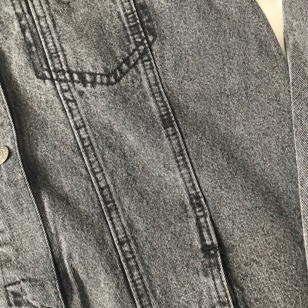 LAST 1▪️Washed Black Oversized Denim Jean Jacket - Picture 6 of 7